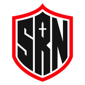 Spiritual Research Network logo in red, white, and black colors.